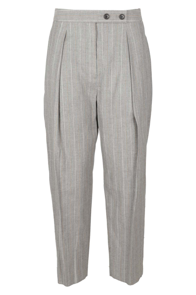 3.1 Phillip Lim / フィリップ リム Tapered High-waisted Trousers In Grey
