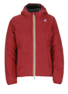 K-way Lily Thermo Plus Reversible Jacket In Red Dk - Black Pure