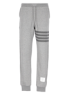 Thom Browne Track Pants Wool Drawstring Waist In Med Grey