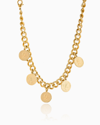 Federica Tosi Elizabeth Medallion Necklace In Gold