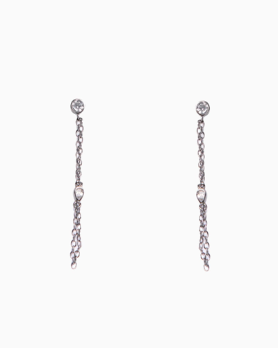 Federica Tosi Earring Line Rain Black