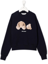 PALM ANGELS BEAR-MOTIF SWEATSHIRT