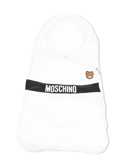 Moschino Logo-print Sleeping Bag In White