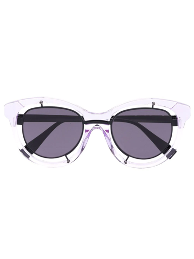 Kuboraum H93 Square-frame Sunglasses In Violett