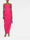 Jacquemus Pink Le Papier 'la Robe Saudade Longue' Maxi Dress In Rosa