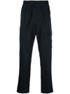 Stone Island Compass-patch Cargo Trousers In Blau