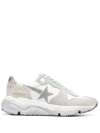 Golden Goose Running Sole Low-top Sneakers In White