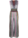 MISSONI KNITTED STRIPED JUMPSUIT