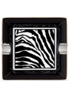 DOLCE & GABBANA ZEBRA-PRINT PORCELAIN ASH-TRAY