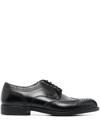 FRATELLI ROSSETTI POLISHED LEATHER BROGUES