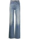 SAINT LAURENT HIGH-WAISTED BOOTCUT JEANS