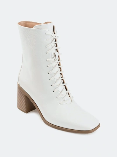 Journee Collection Covva Tru Comfort Foam Bootie In White