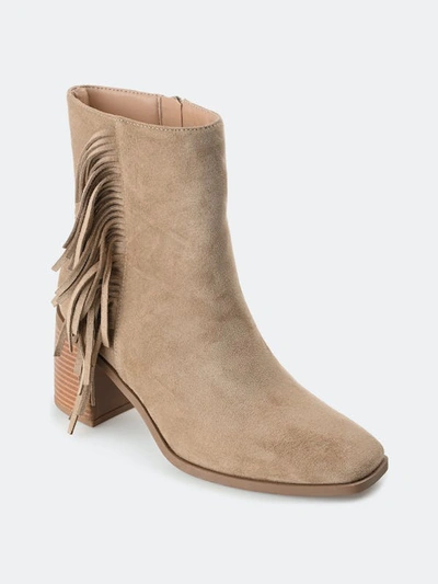 Journee Collection Noriah Tru Comfort Foam Bootie In Tan