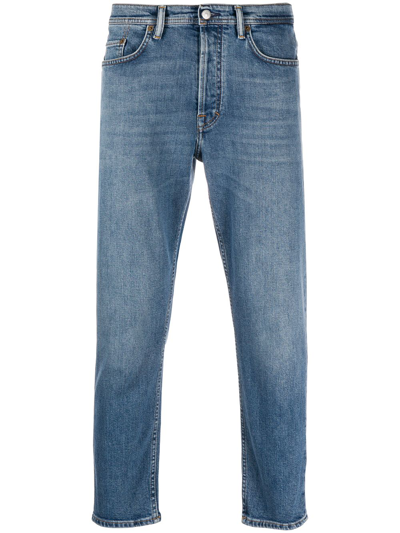 Acne Studios Denim Cotton Jeans In Blue