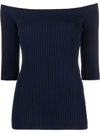 CHLOÉ BOAT NECK WOOL SWEATER