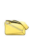 Loewe Puzzle Mini Leather Belt Bag In Yellow