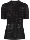 Givenchy 4g Velour T-shirt