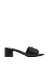 GIVENCHY 4G LEATHER HEEL SANDALS