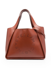 Stella Mccartney Stella Logo Crossbody Bag In Brown