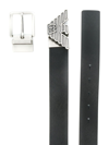 Emporio Armani Gift Box With Reversible Belt In Saffiano Leather And Interchangeable Buckle