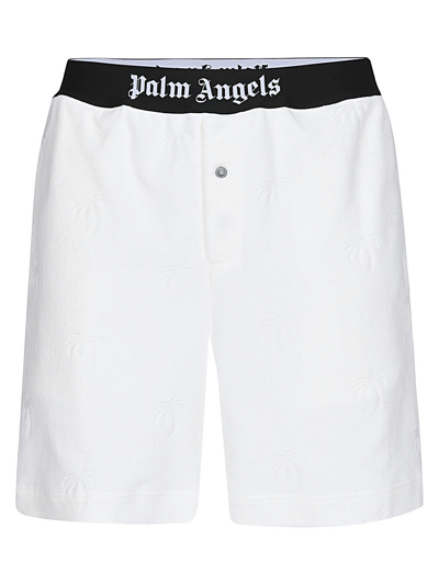 Palm Angels X Tessabit Printed Boxer Shorts In Black