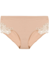 La Perla Souple Lace Brazilian Briefs In Pink