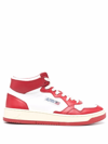 Autry Medalist High-top Sneakers In Red