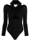 ALEXANDER MCQUEEN CUT-OUT BODYSUIT