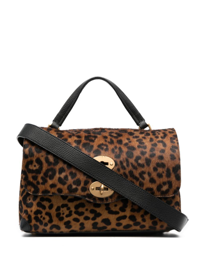 Zanellato Postinas Pussycat Leather Bag In Brown