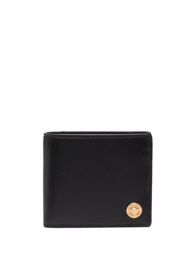 Versace Wallet In Nero/oro