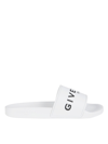 Givenchy Contrast Logo Slides In White