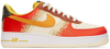 NIKE RED AIR FORCE 1 '07 PRM LOW-TOP SNEAKERS