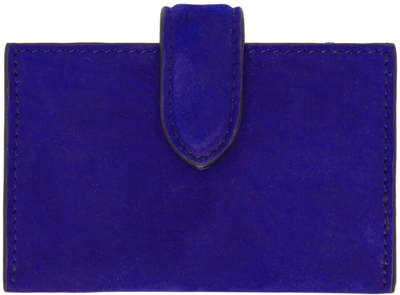 The Row Blue Multi Card Holder In Cobalt Pld