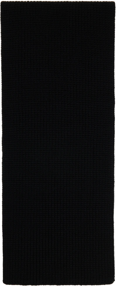 Kimhēkim Black Rectangular Scarf