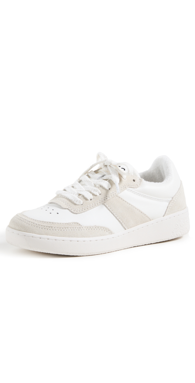 A.p.c. 'plain' Leather Sneakers In White