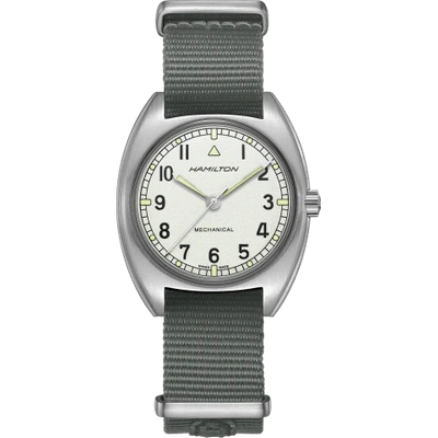 Hamilton Khaki Aviation Pilot Pioneer Mechanical In Silver