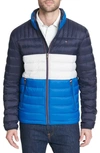 Tommy Hilfiger Men's Packable Quilted Puffer Jacket In Royal Blue Combo