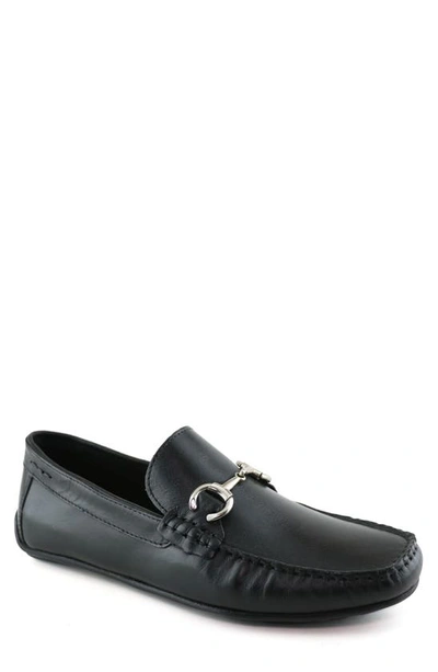 Marc Joseph New York Norman St. Moc Driver In Black Grainy