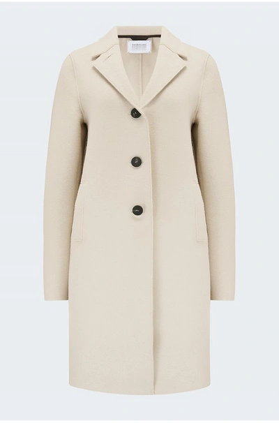 Harris Wharf London Boxy Coat In Cream In Neutrals
