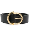 Etro Leather Belt In Black