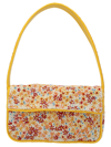 Staud Soleil Flower Market Tommy Beaded Shoulder Bag In Multicolor