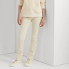 Ralph Lauren Stretch Corduroy Mid-rise Straight Pant In Mascarpone Cream