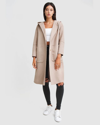 Belle & Bloom Walk This Way Wool Blend Oversized Coat In Sand