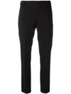 Rick Owens Cropped Cotton-blend Straight-leg Pants In Black