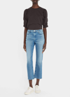 Frame Frankie Puff Sleeve Cotton Blouse In Americano