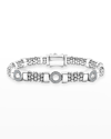 LAGOS CAVIAR SPARK DIAMOND 3-STATION BRACELET - 7MM