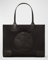 Tory Burch Ella Mini Recycled Nylon Tote Bag In Black