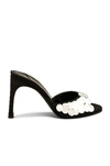 Coperni Mirror Embroidered Mules In Black