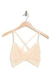 Wishlist Crossback Lace Bralette In Blush