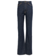 Khaite Danielle High-rise Straight-leg Jeans In Turlington Stretch
